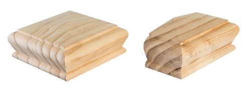 Stair newel post cap pyramid - newel,