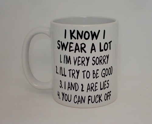 Know swear lot f - lot, off