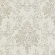 Rasch Vasari Bellini Damask Wallpaper 526257 Silver Gold Cream