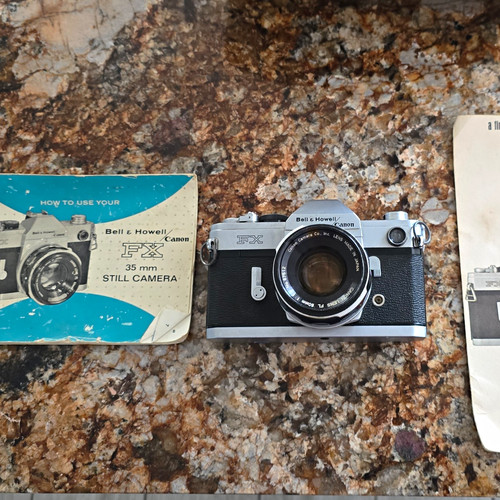 Bell howell canon fx black - bell,