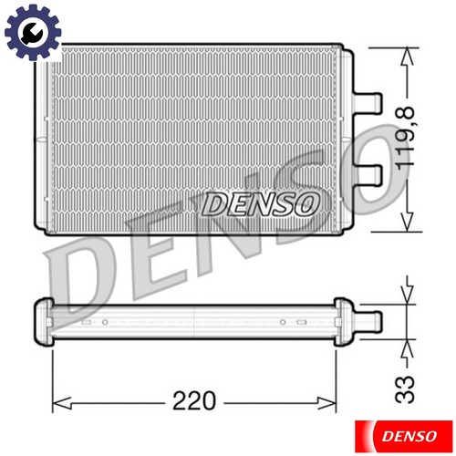 Heat exchanger interior - heat,