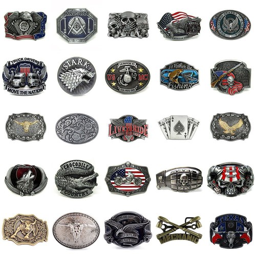 Belt buckle mens - buckle, vintage
