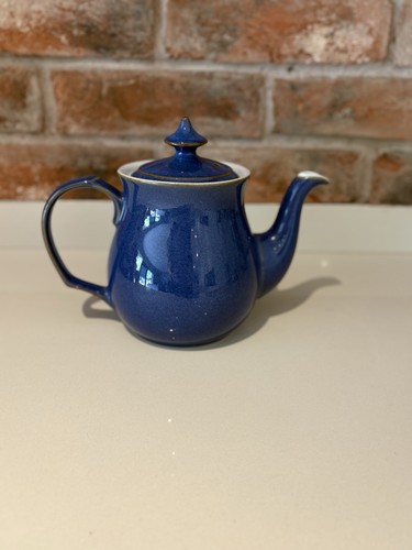Denby imperial blue teapot tea - denby,
