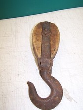 Vintage Anvil Block and Tackle