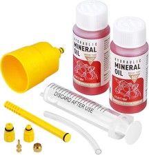 Hydraulic Disc MTB Bike Brake Bleed Kit, Oil Mineral, For Shimano Tektro Magura