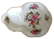 Vintage Old Foley James Kent Ltd Harmony Rose Tennis Plate/Saucer