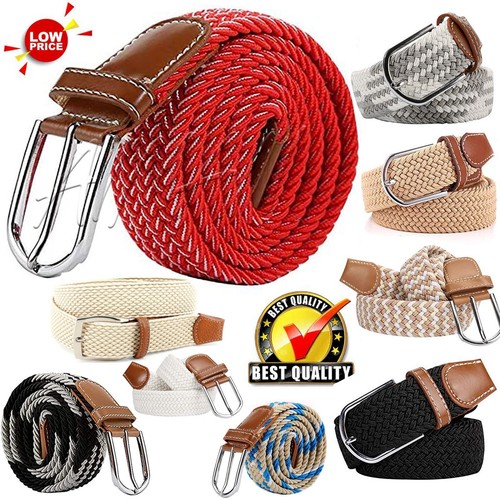 Stretch woven belt - woven, women