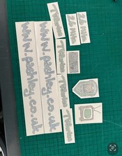 Pashley 26mhz Trials Bike Decal Set Sticker Kit with Union Jack headtube 