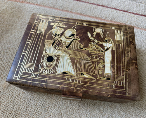Eqyptian leather rectangular - eqyptian,