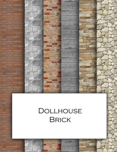 Dollhouse brick brickwork - dollhouse, brick:
