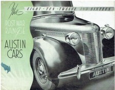 AUSTIN EIGHT , TEN , TWELVE & SIXTEEN ORIGINAL FACTORY UK SALES BROCHURE