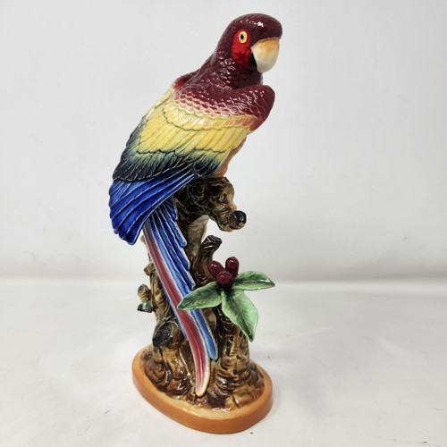 Vintage scarlet macaw parrot - scarlet,