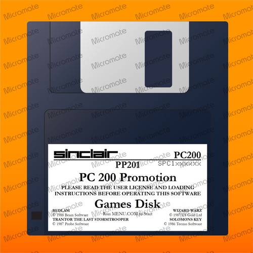Amstrad sinclair pc200 pp201 - pc200,