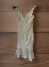 Lipsy London Elegant and feminine Lace Dress UK Size 8 White