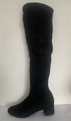 New look black faux suede - look,