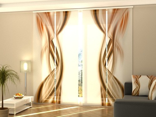 Sliding panel curtain - panel, for