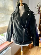 Zara Black Oversized Faux