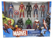 Marvel Toys Ultimate Protectors Action Super Hero Figures 8 Pack Complete Set
