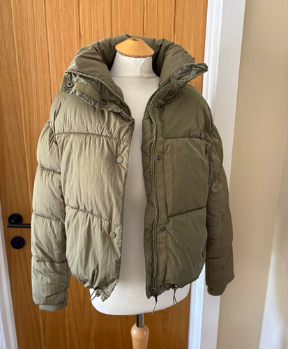 Zara women green padded - zara,