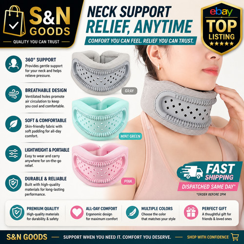 Soft foam neck collar - soft, support