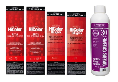 Oreal hicolor red magenta - l'oreal, red,