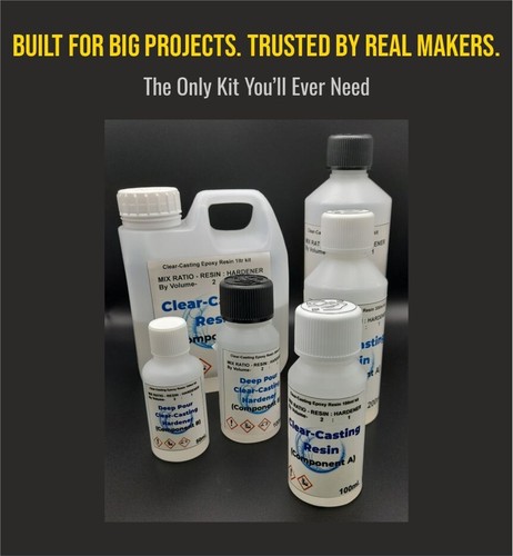 Epoxy resin kit clear - kit, casting