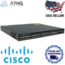 Cisco Catalyst WS-C3650-48TD-S 48-Port Gigabit Switch Layer 3 IP Base (Excess)