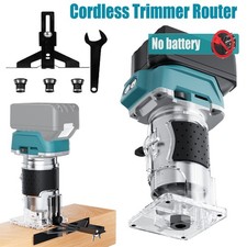 18V Cordless Wood Trimmer Hand Palm Router Laminate Trimmer For Makita Battery