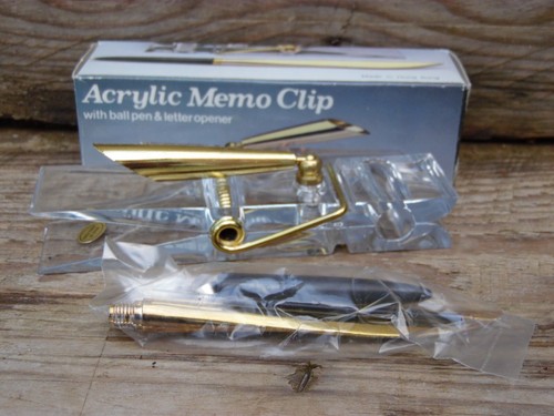 Vintage acrylic memo - vintage,