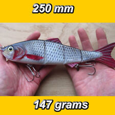 Big Pike Trolling Fishing Lure Savage Jointed Realscale Swimbait Muskie Gear