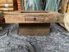 Solid Sheesham Natural Pebble Coffee Table (E549)