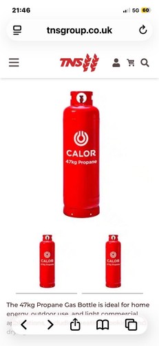 Calor gas 47kg propane - calor,