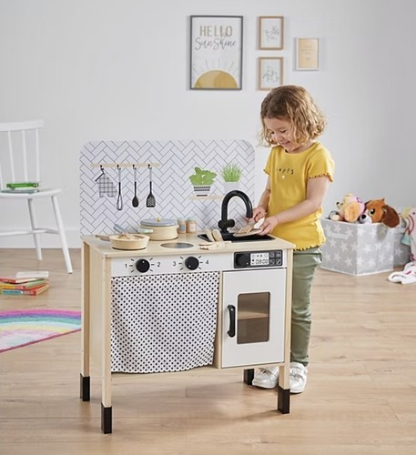 Wooden multicoloured kitchen - multicoloured,