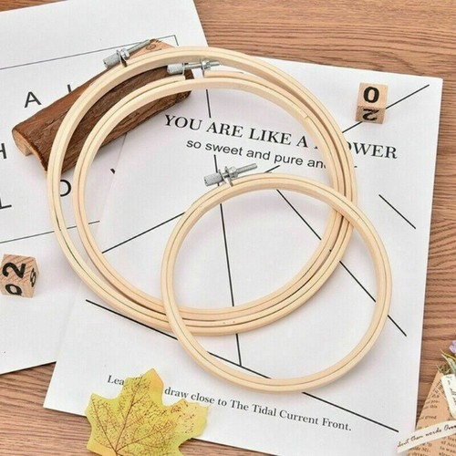 Bamboo wooden embroidery hoop - embroidery,