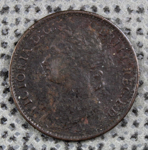Farthing 1891 penny - farthing, 1/4