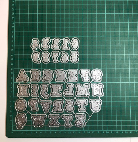 Large 72pcs uppercase flower - uppercase,