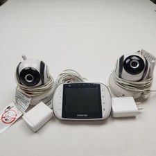 Motorola MBP36S-2BU Video Baby Monitor with 2 Cameras For Parts