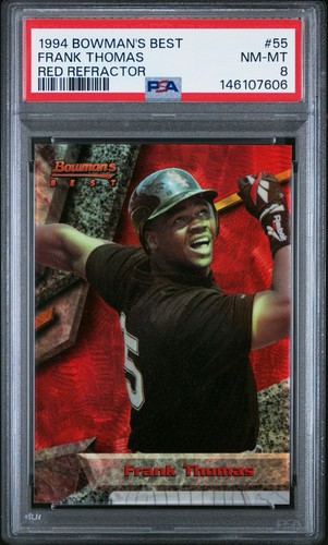 1994 bowman red - red, refractor