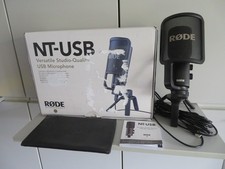 Rode NT-USB Studio Quality Microphone - Barely Used + Pop Protector + Original Packaging RRP €149