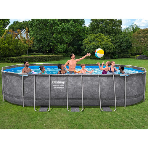 Bestway 20ft 12ft oval - x,