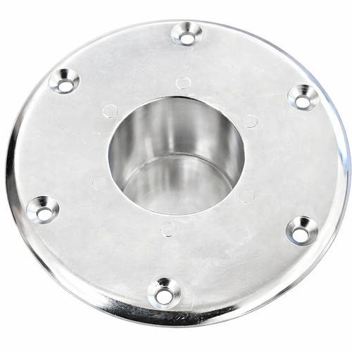 Table leg recessed base - table,