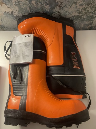 Stihl rubber saftey boots - rubber, for