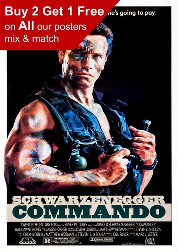 Commando 1985 movie poster - 1985, a5