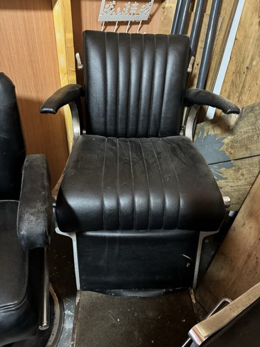 Vintage belmont barber chairs - vintage,