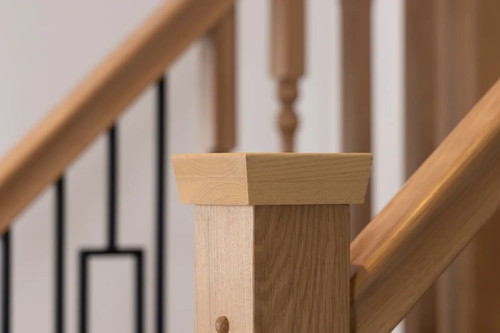 Crown newel cap - crown,