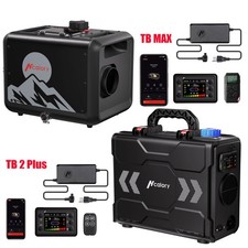 Hcalory TB-MAX Diesel Air Heater 8KW 110V 12V/24V Bluetooth for RV Camper Van