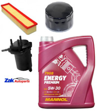 FOR RENAULT KANGOO 2002-2008 1.5DCi AIR OIL FUEL FILTER & ENGINE OIL SERVICE KIT