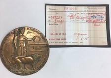 Antique WW1 Death/Memorial