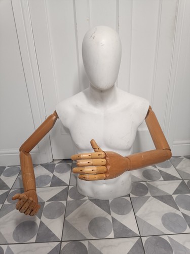 Male mannequin torso white - mannequin,
