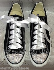 Customised Black Converse